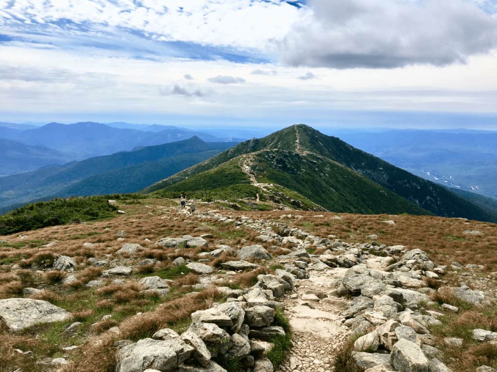 The view from Mount Lafayette looking south.
