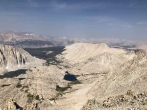 John Muir Wilderness from Trail Crest, on the other side of Mt. Whitney